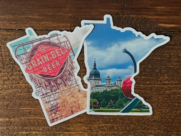 Minnesota Minneapolis Grain Belt Sign Vinyl Sticker