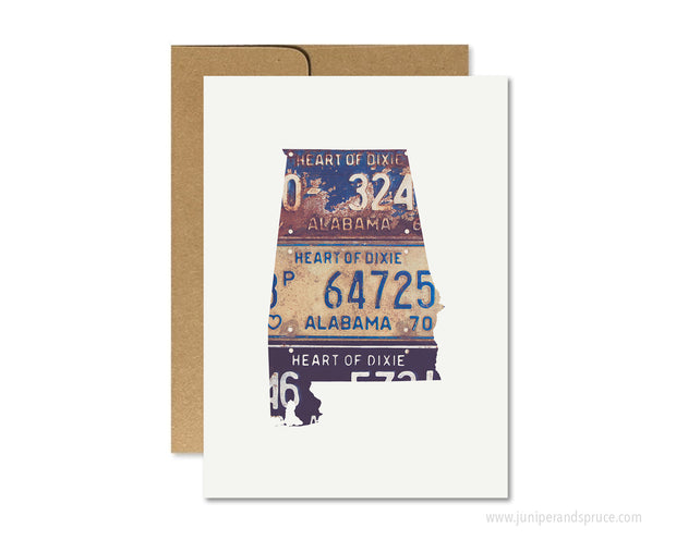Greeting Card - Alabama Home