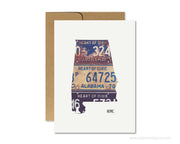 Greeting Card - Alabama Home