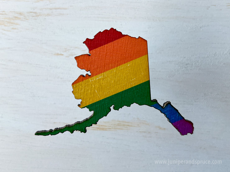 Alaska Pride Ornament Magnet