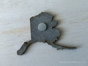 Alaska Vintage License Plate Ornament Magnet