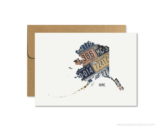 Alaska Home Greeting Card