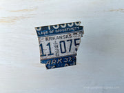 Arkansas Vintage License Plate Ornament Magnet