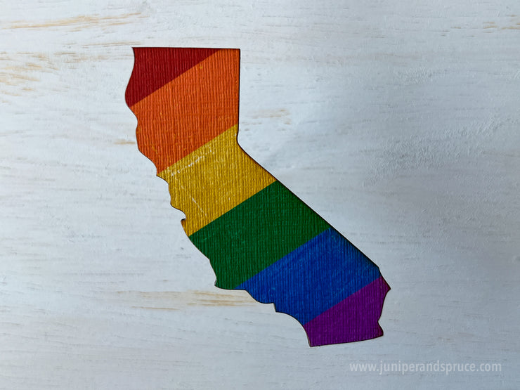 California Pride Ornament Magnet