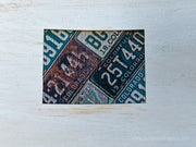 Colorado Vintage License Plate Ornament Magnet