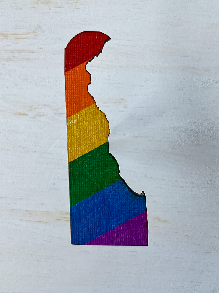 Delaware Pride Ornament Magnet