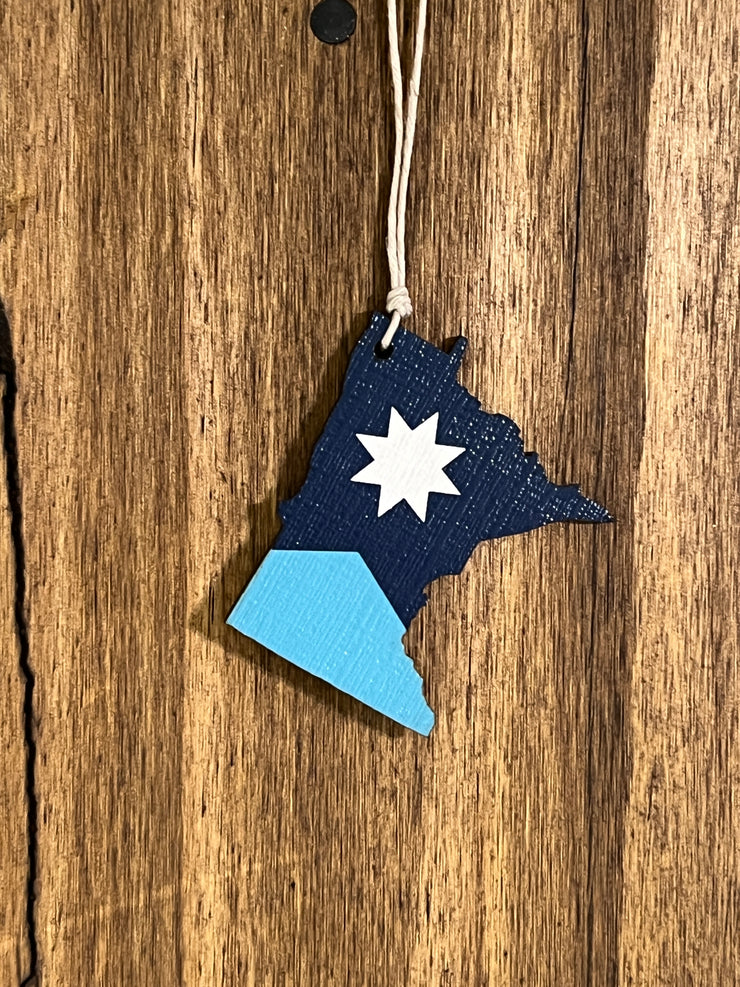 Minnesota State Flag Ornament Magnet