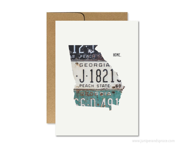Georgia Home Greeting Card