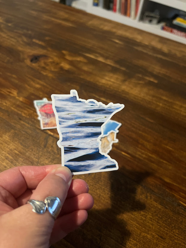 Minnesota Lake Superior Vinyl Sticker