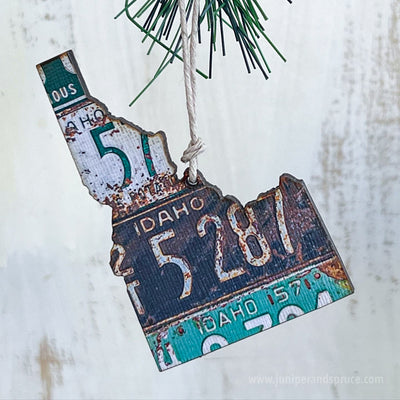Idaho Vintage License Plate Ornament Magnet