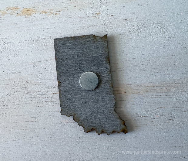 Indiana Vintage License Plate Ornament Magnet