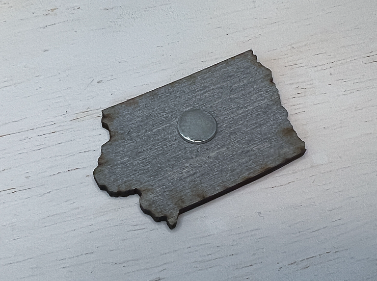 Iowa Pride Ornament Magnet
