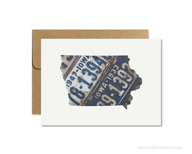 Iowa Home Greeting Card