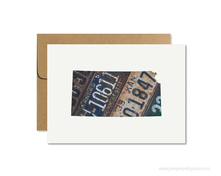 Kansas Home Greeting Card