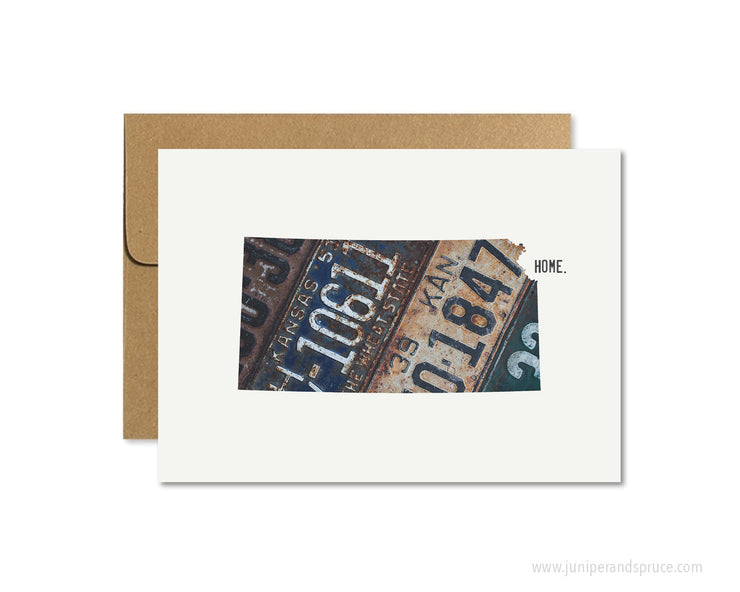Kansas Home Greeting Card
