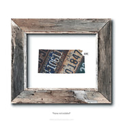 Kansas Vintage License Plate Print