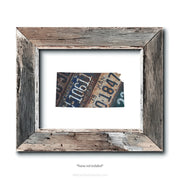 Kansas Vintage License Plate Print