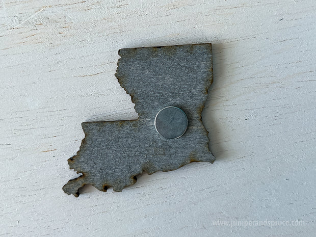Louisiana Vintage License Plate Ornament Magnet