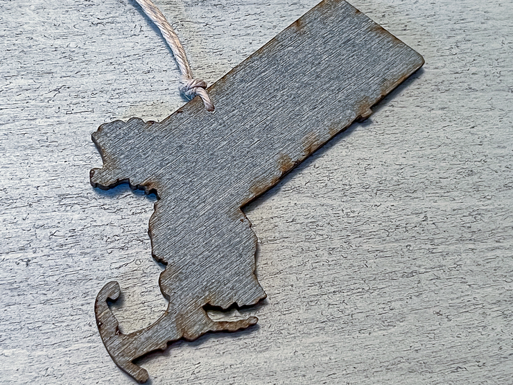 Massachusetts Pride Ornament Magnet