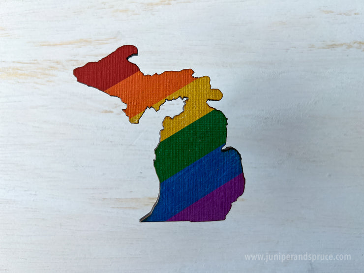 Michigan Pride Ornament Magnet