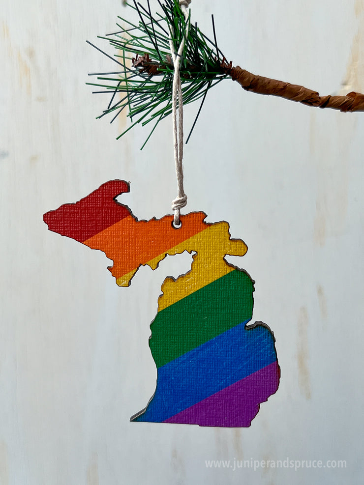 Michigan Pride Ornament Magnet