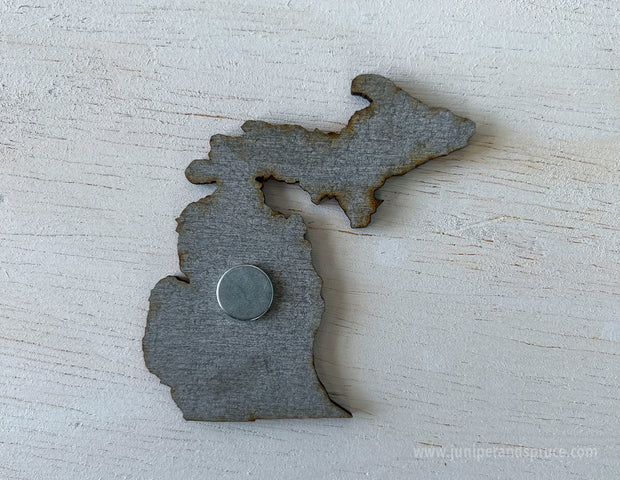 Michigan Vintage License Plate Ornament Magnet