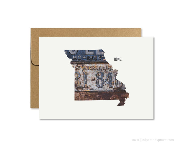 Missouri Home Greeting Card