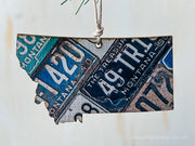 Montana Vintage License Plate Ornament Magnet