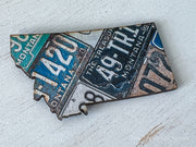 Montana Vintage License Plate Ornament Magnet