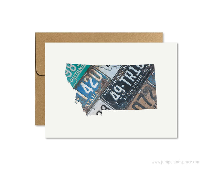 Montana Home Greeting Card