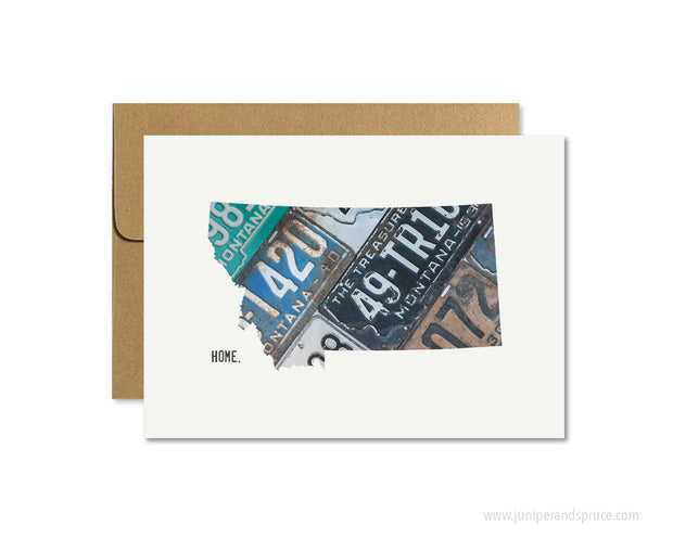 Montana Home Greeting Card