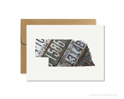 Nebraska Home Greeting Card