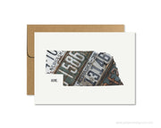 Nebraska Home Greeting Card