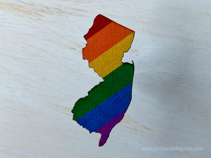 New Jersey Pride Ornament Magnet