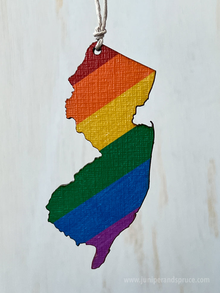 New Jersey Pride Ornament Magnet