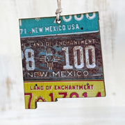 New Mexico Vintage License Plate Ornament Magnet