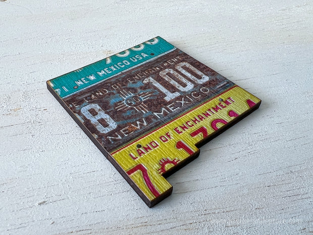 New Mexico Vintage License Plate Ornament Magnet