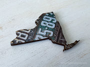New York Vintage License Plate Ornament Magnet
