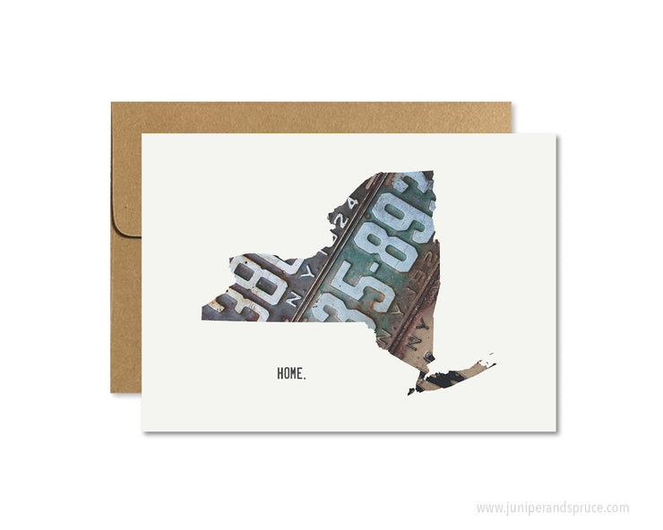 New York Home Greeting Card