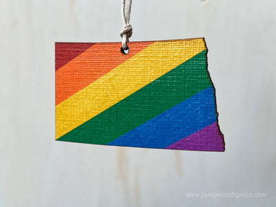 North Dakota Pride Ornament Magnet
