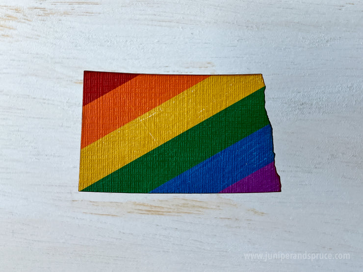 North Dakota Pride Ornament Magnet