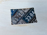 North Dakota Vintage License Plate Ornament Magnet