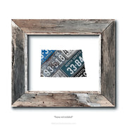 North Dakota Vintage License Plate Print