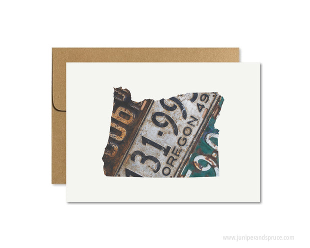 Oregon Home Greeting Card