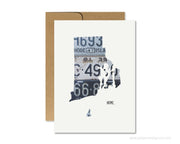 Rhode Island Home Greeting Card