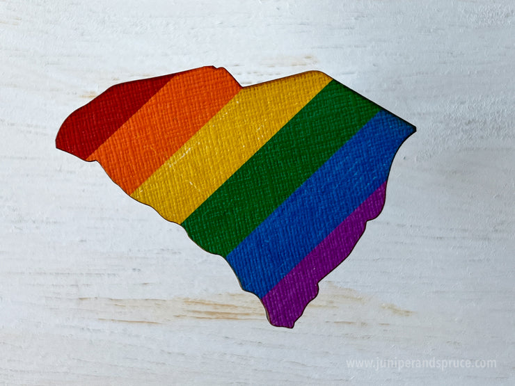 South Carolina Pride Ornament Magnet