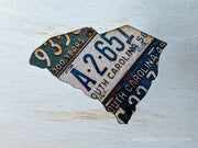 South Carolina Vintage License Plate Ornament Magnet