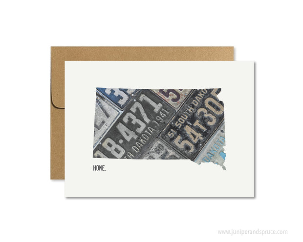 South Dakota Home Greeting Card