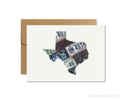 Texas Home Greeting Card