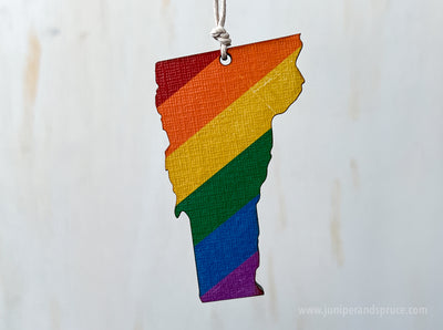 Vermont Pride Ornament Magnet